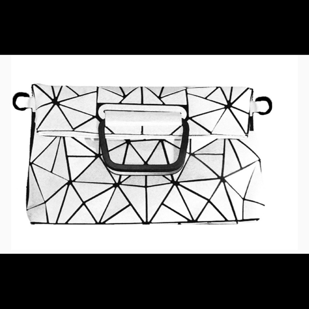 Patrizia Luca Matte White Fold Over Bag